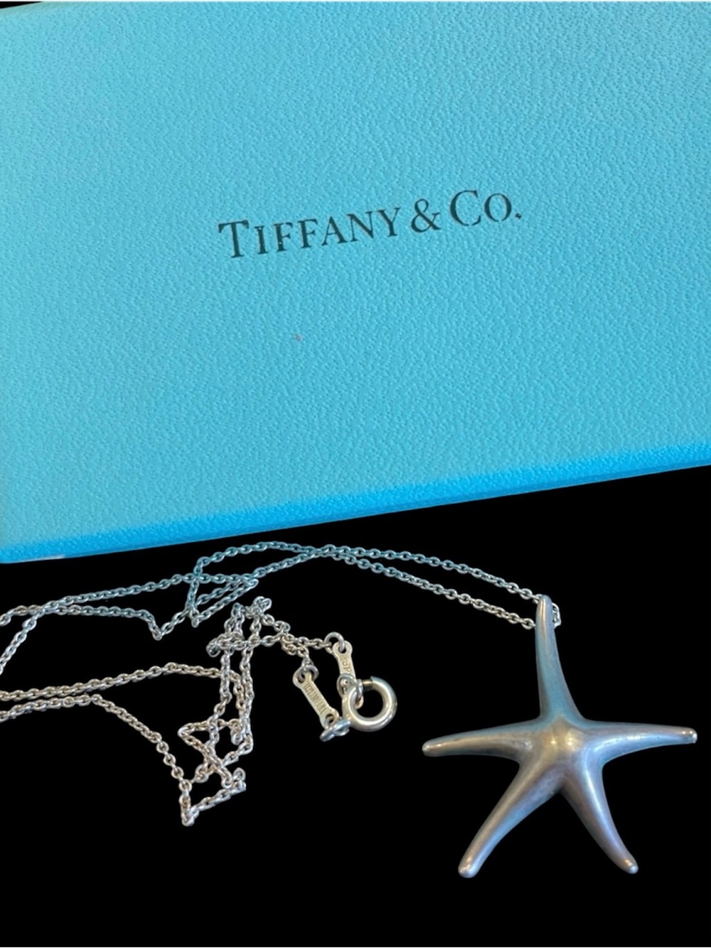 Tiffany & Co. Silver Starfish Necklace